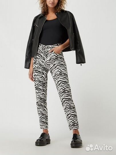 Джинсы mango зебра