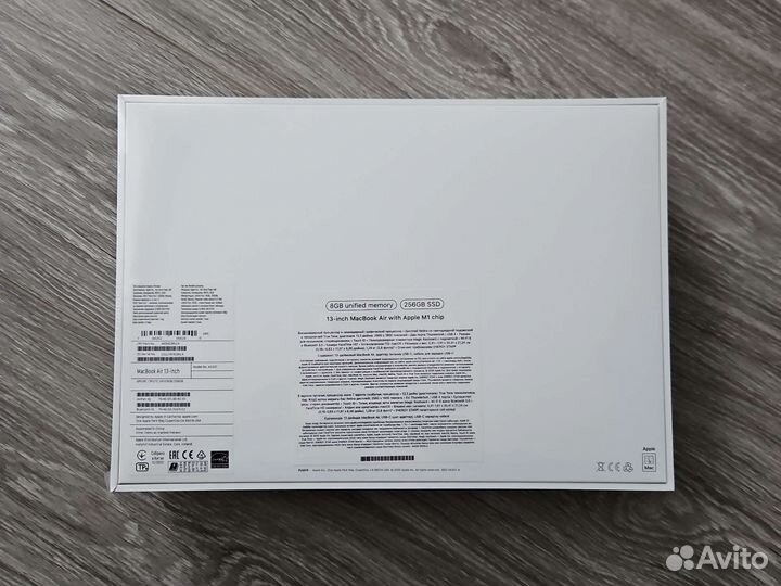 RU Apple MacBook Air 13 2020 m1 8gb 256 ростест