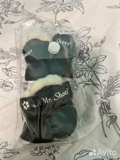 Ботинки зимние для собак размер S