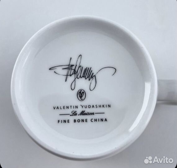 Чайная пара Валентин Юдашкин. Фарфор