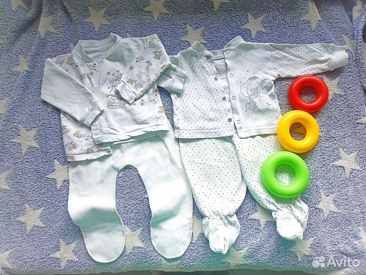 Одежда для новорожденных пакетом 56 62 Amelli