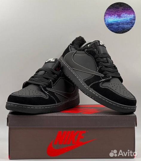 Travis Scott x Air Jordan 1 Low OG SP Black Phanto