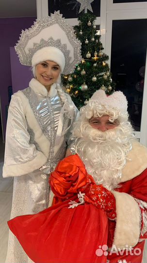 Дед мороз и снегурочка Настенька