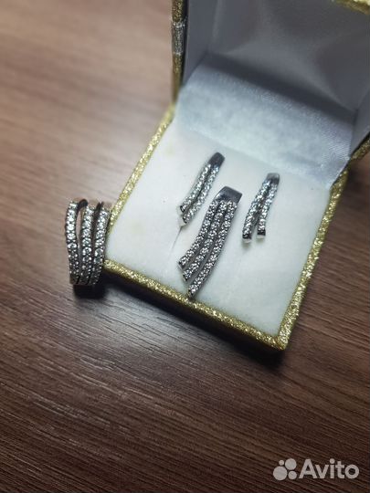 Серебрянные комплекты 925 пробы