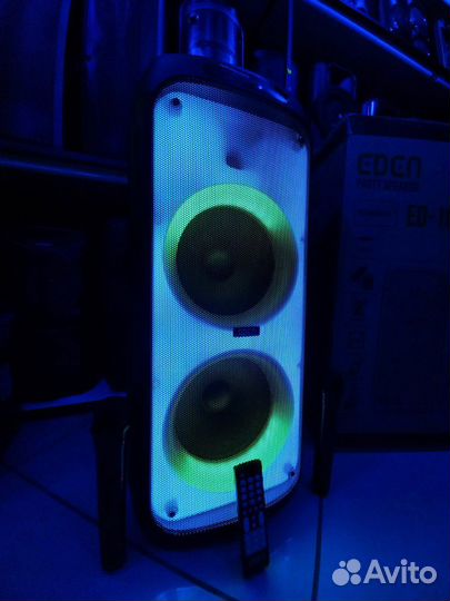 Колонка 1000вт Портативная Большая eden