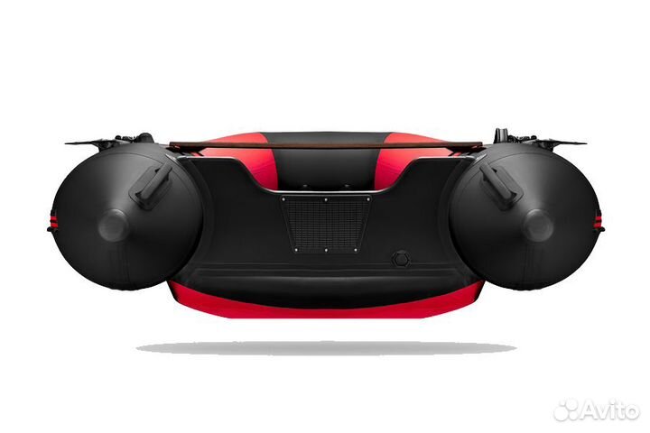 Лодка Gladiator E 330 SL; красно-черная