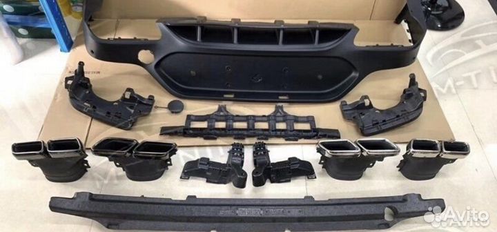 Задний дифузор мерседес х253 купе амг63