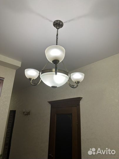 Люстра латунь