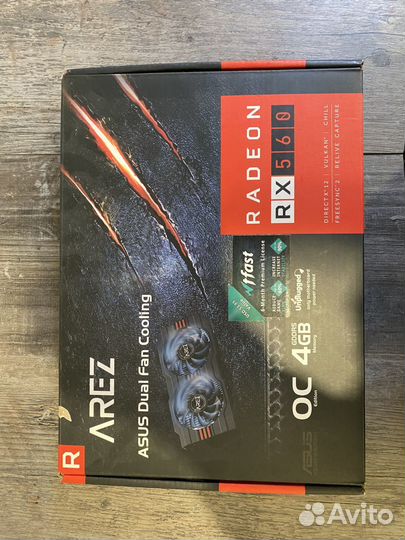 Видеокарта rx 560 4gb