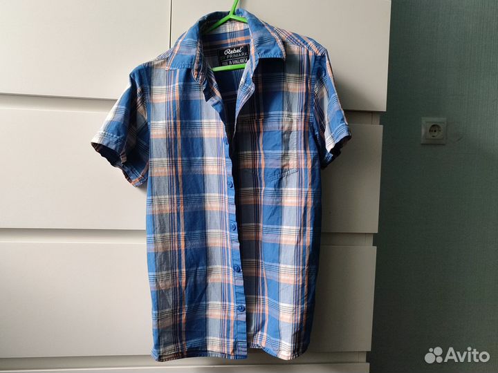 Рубашка Primark разм.146, хлопок, короткий рукав