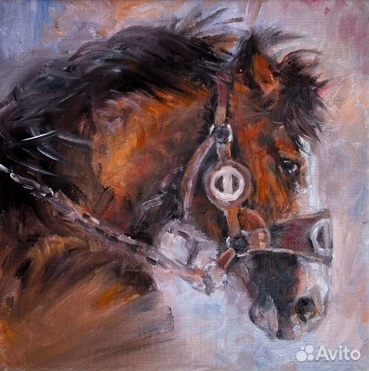 Картина маслом Лошадь