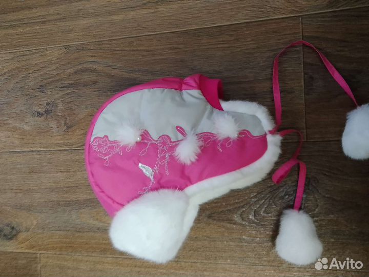 Шапка зимняя на девочку