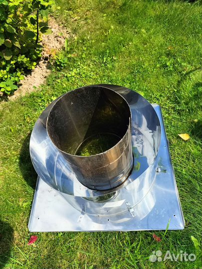 Патрубок проходной дымохода