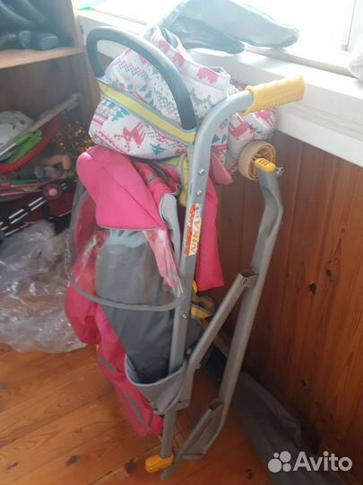 Санки ника kids с колесиками