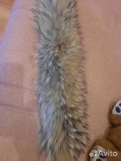 Опушка на капюшон из енота