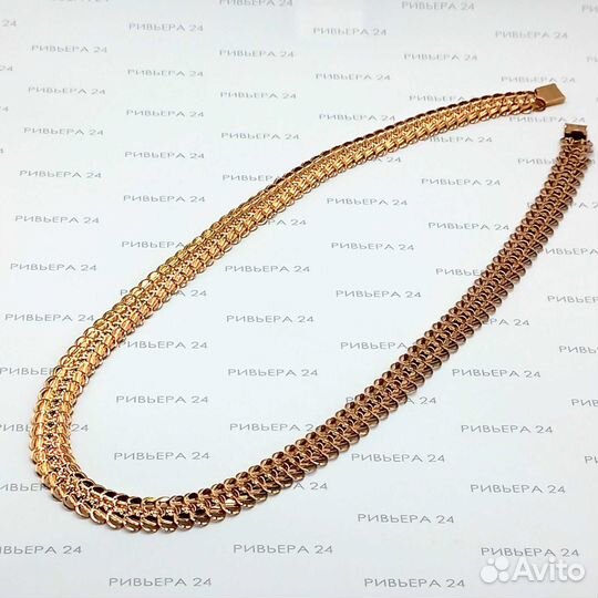 Золотое колье 55 см 585 пробы 18.75 грамм