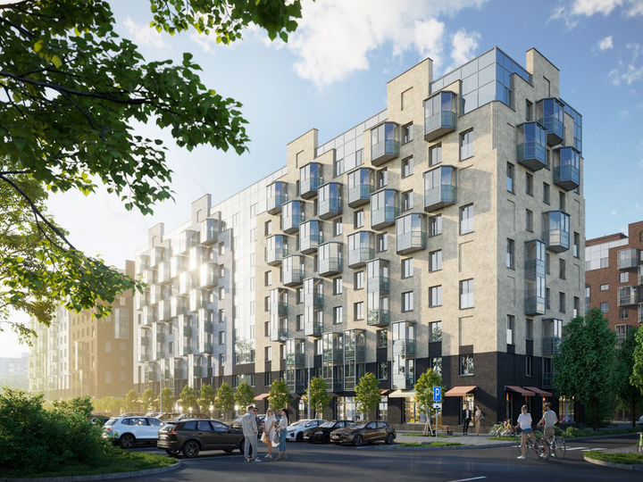 Квартира-студия, 27,4 м², 9/9 эт.