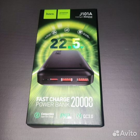 Новый 20000mah 22.5w Внешний аккумулятор powerbank