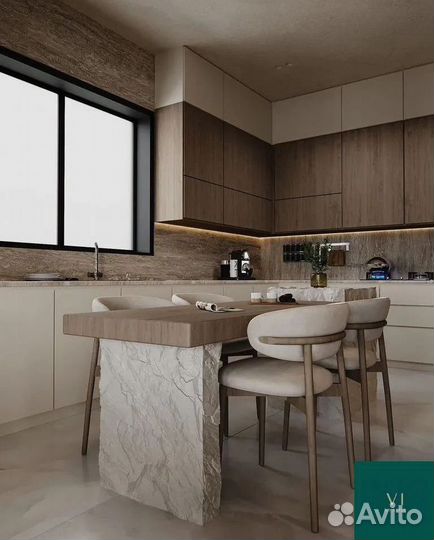 Встроенный кухонный гарнитур