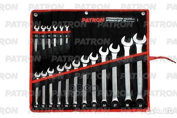 Набор ключей комбинированных 18 пр: 8, 9, 10, 1