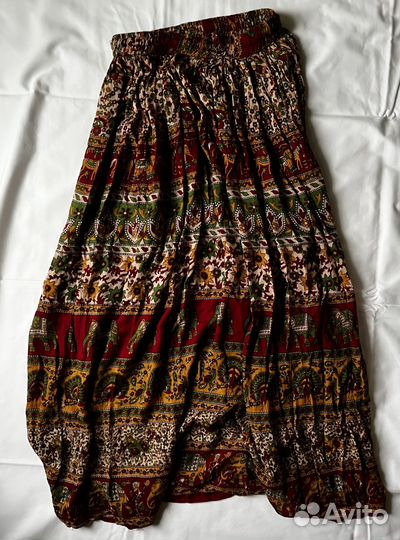 Юбка на резинке бохо хиппи