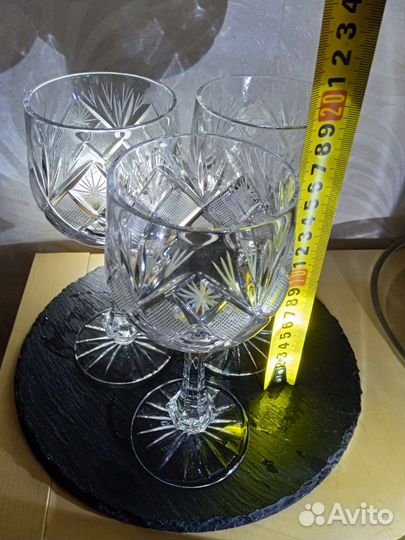 Хрустальные фужеры бокалы СССР