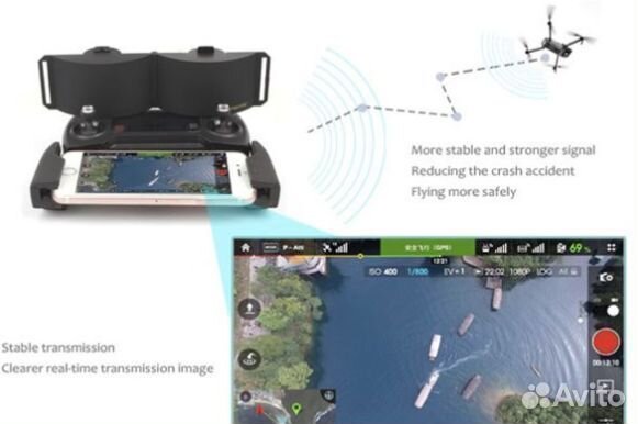 Усилитель антенны для DJI Mavic Air, Mini, Pro