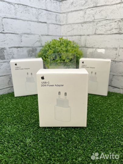Блок питания для iPhone USB-C 20W (новый)