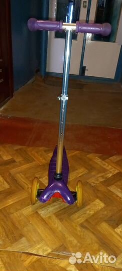 Самокат детский трехколесный бу