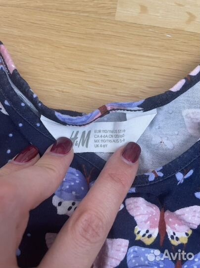 Платье на девочку hm
