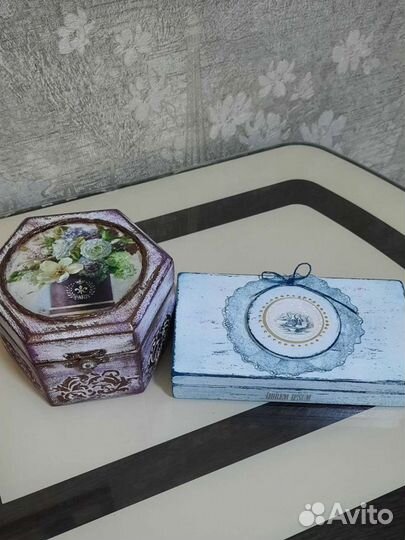 Шкатулка деревянная