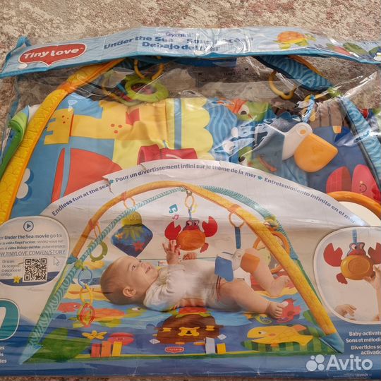 Новый Развивающий коврик tiny love