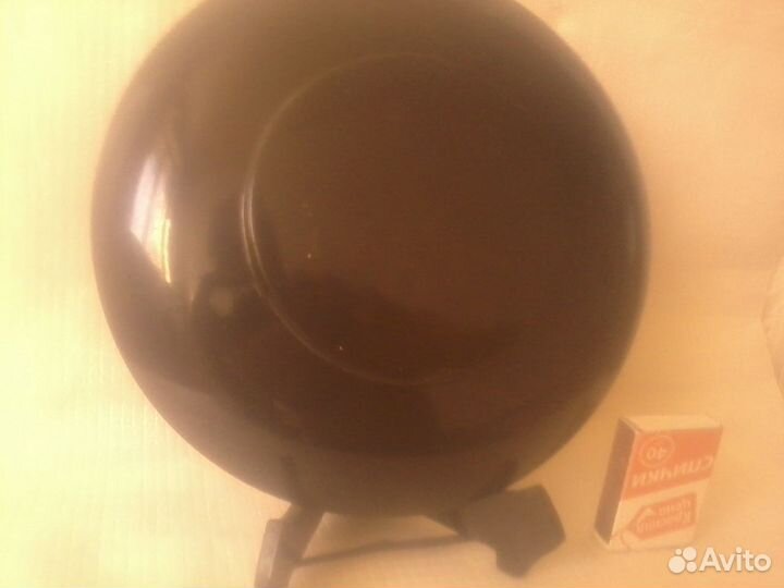 Тарелка декоративная, антикварная, лак, Индия