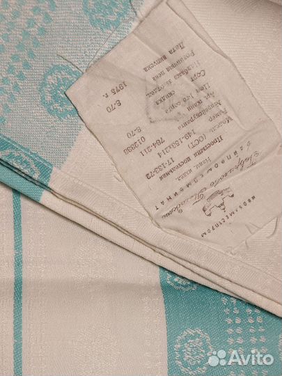 Простыни льняные жаккардовые СССР