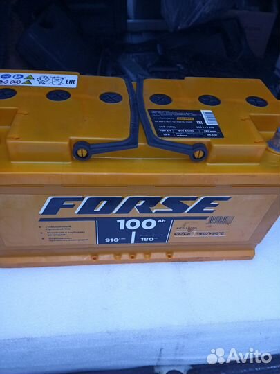 Аккумулятор 100 ач новый