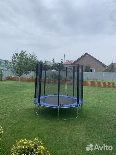 Батут с сеткой