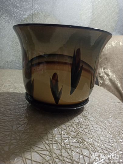 Горшок для цветов керамика большой