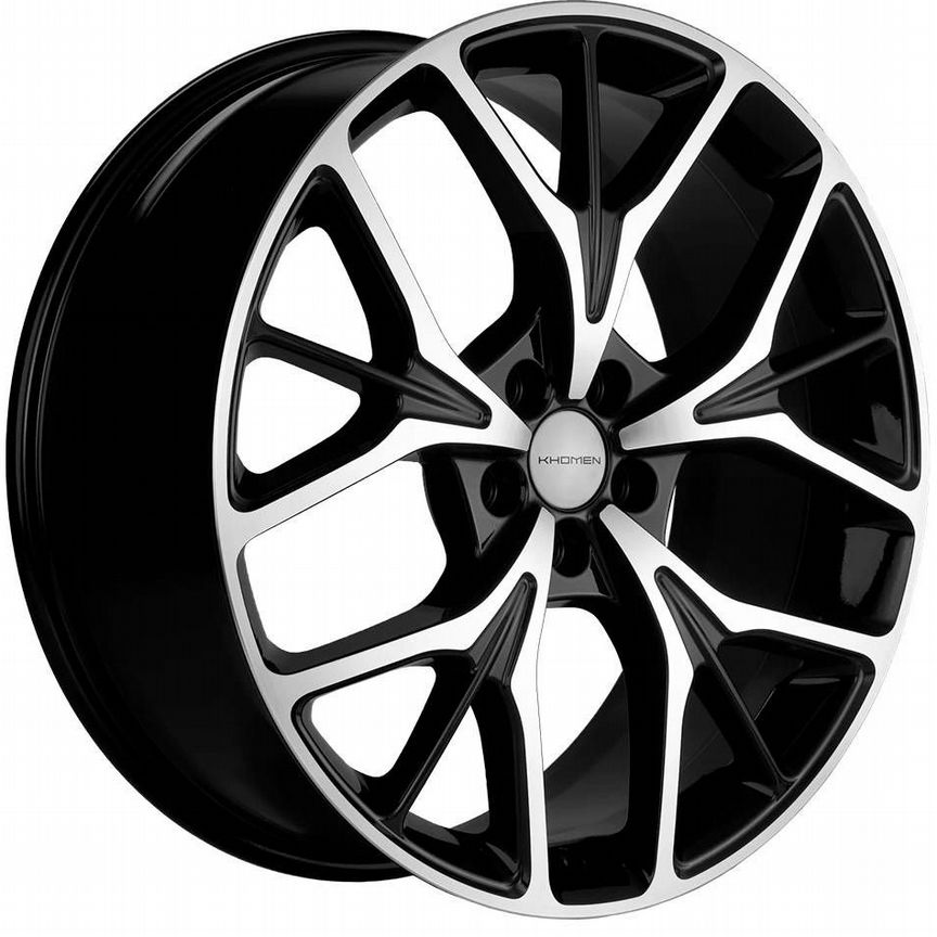 Диски Khomen KHW2012 8x20 5x108 ET46 D63.3 Black-FP