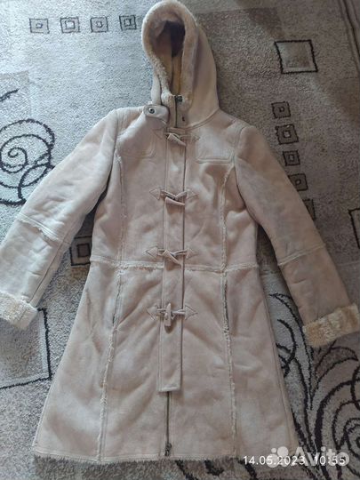 Дубленка женская весна, холдная осень 42,44