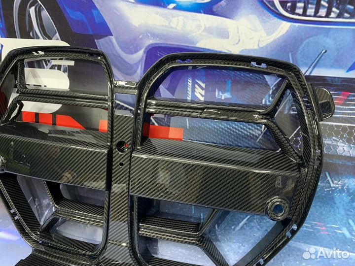 Решетка радиатора BMW G80 M3 G82 M4 без ACC