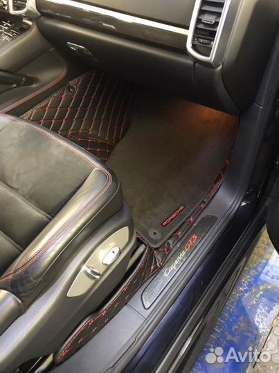 Коврики Porsche Cayen III 3д ковры из экокожи
