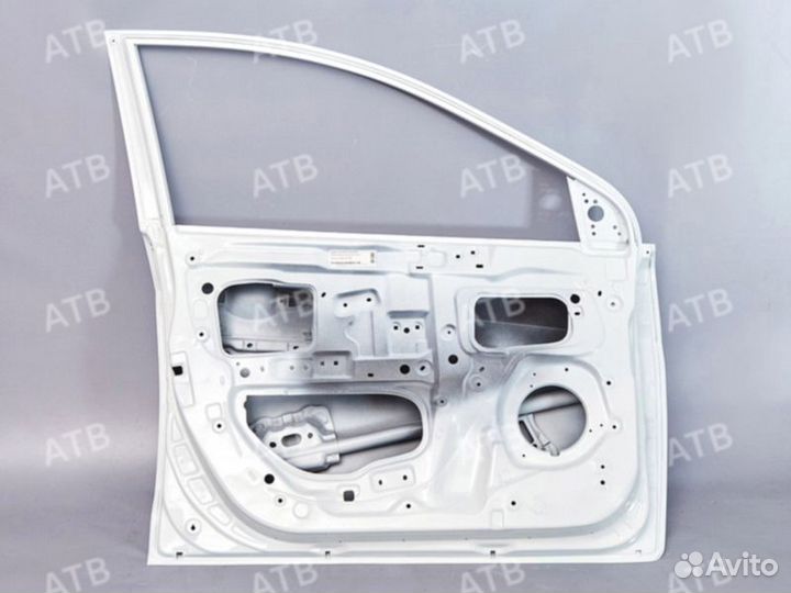 Дверь белая передняя левая Hyundai Solaris 1 10-17