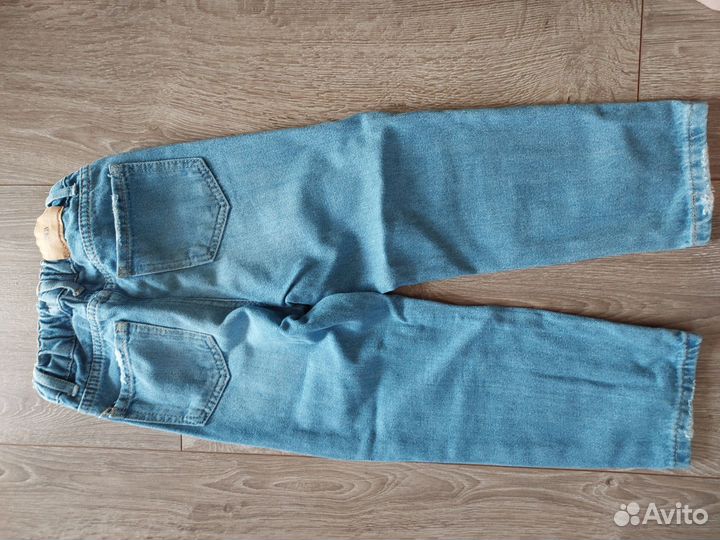 Джинсы zara для девочки 116