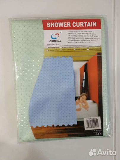 Штора для ванной новая