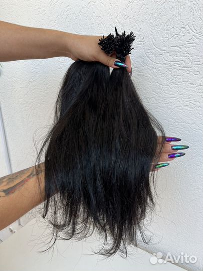 Волосы для наращивания 60 см бу