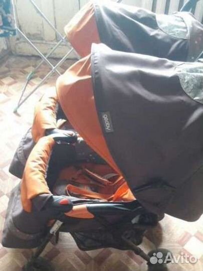 Коляска для двойни (санки в подарок)