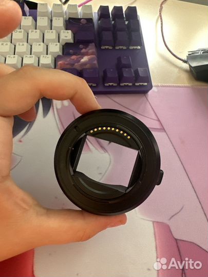 Переходник Sony e - canon ef