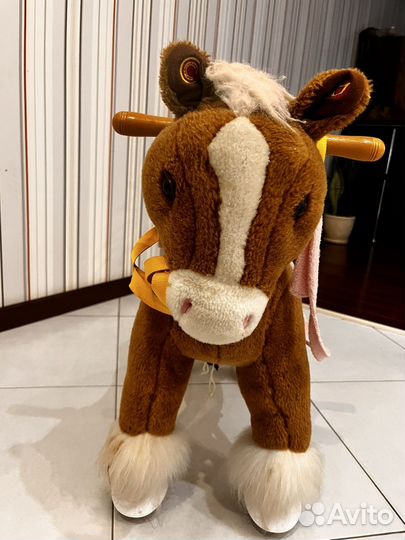 Лошадь качалка каталка