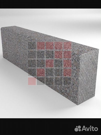 Гранитный бордюр гп5 Перл Флауэр G383 1000*200*80