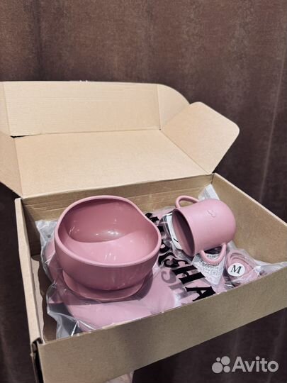 Детская силиконова посуда